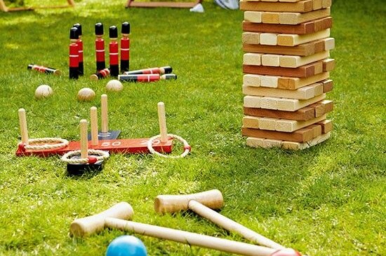 garden games kit for team building event outdoors