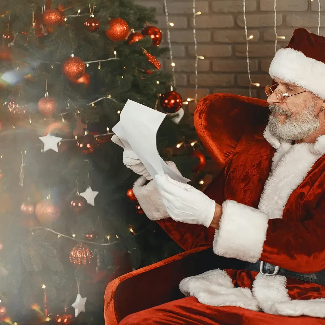 Christmas virtual escape room event santa reading list