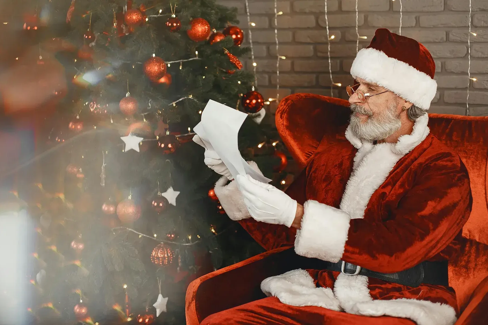 Christmas virtual escape room event santa reading list