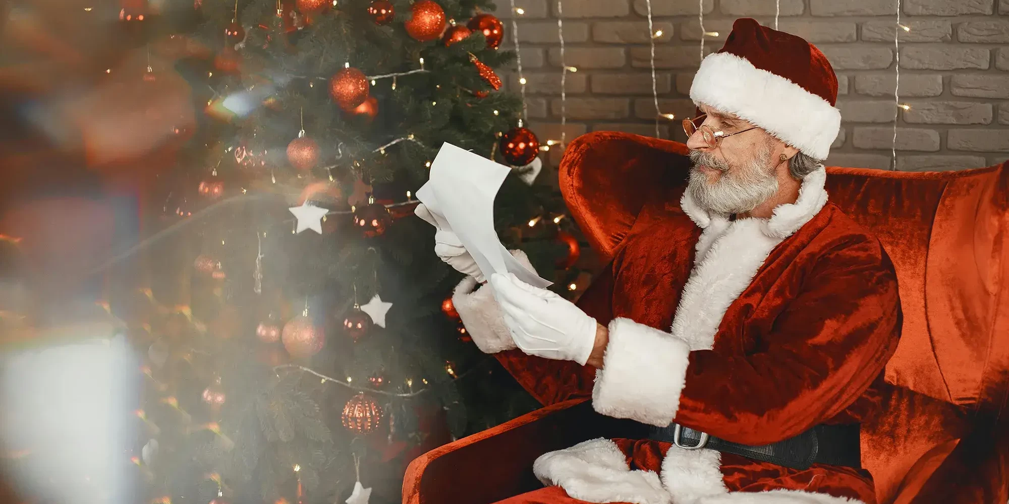 Christmas virtual escape room event santa reading list