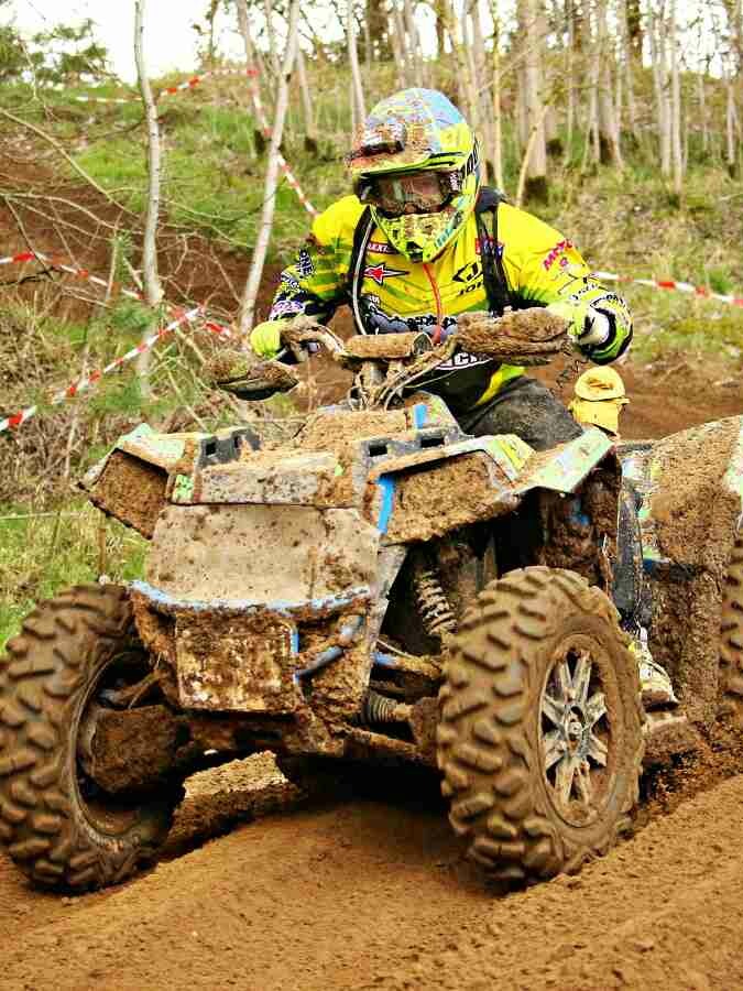 Team building quad biking person