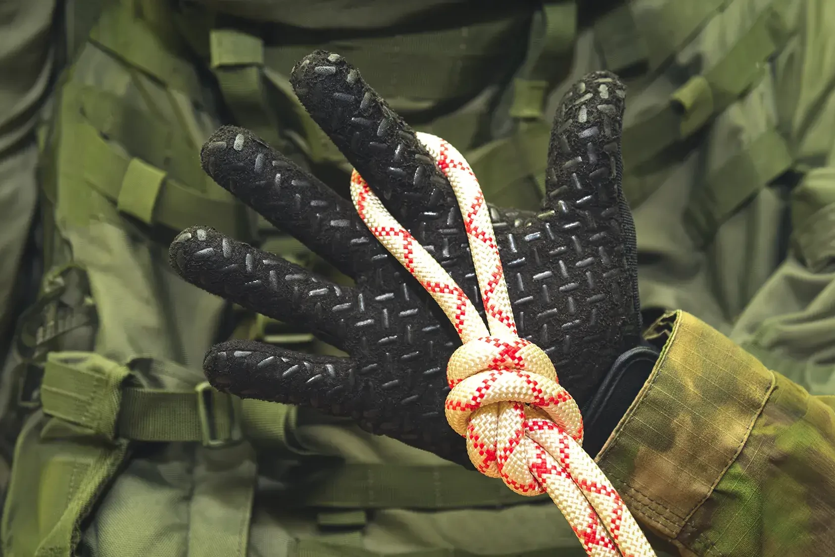Operation supply drop knot tying challenge
